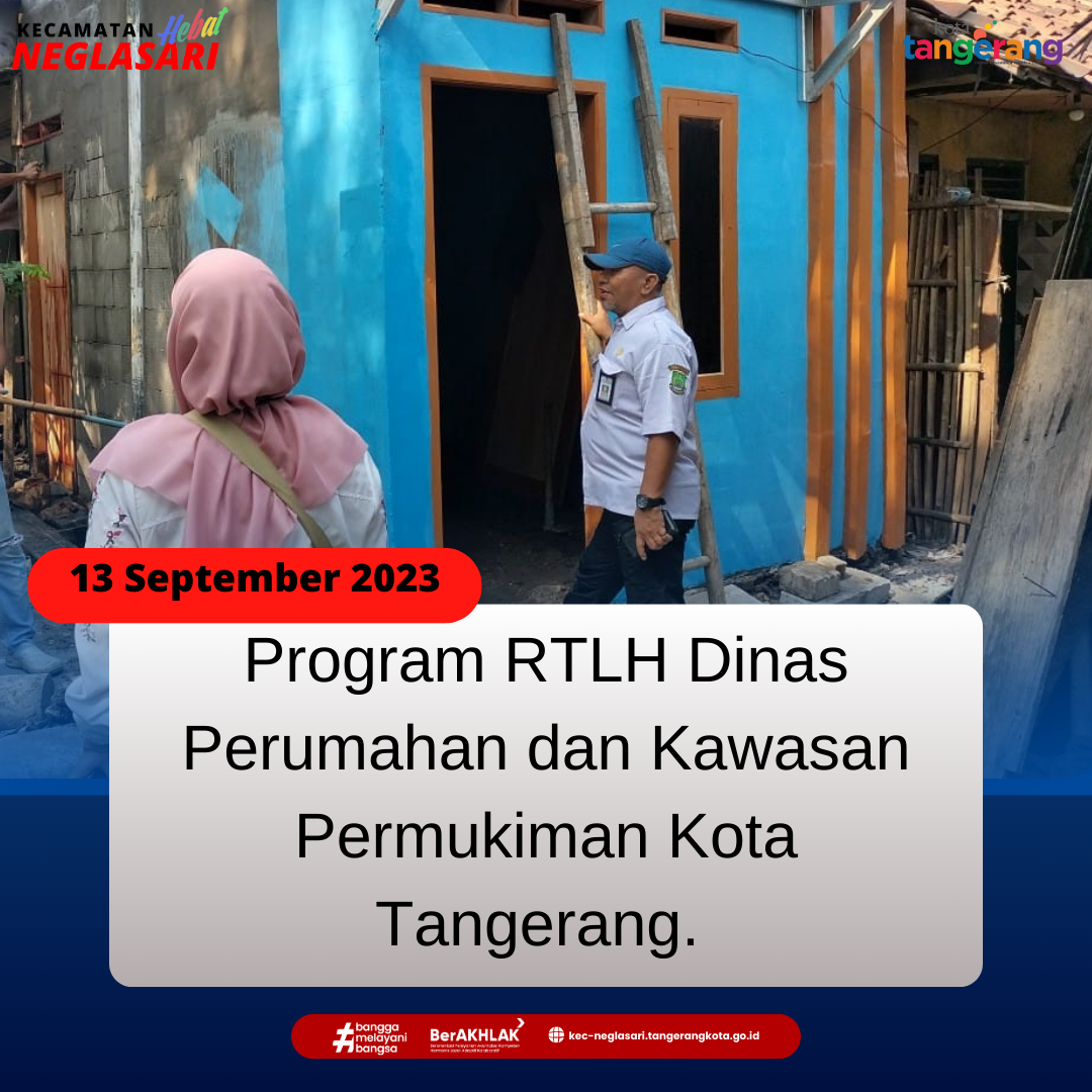 program RTLH Dinas Perkim Kota Tangerang.